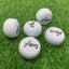 Flat Golf Training Balls Two Layer Driving Balls Golf Practice Balls for Swing Putter Driving Backyard