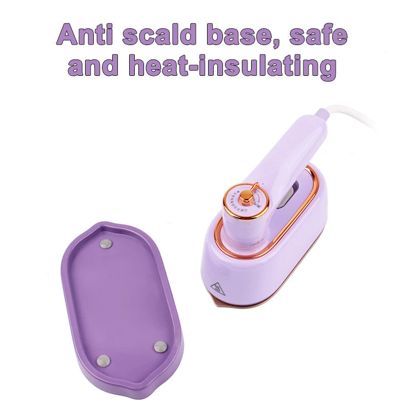 Handheld Vertical Garment Steamer Mini Travel Clothes Ironing Machine Fast-Heat Travelling Fabric Steam Iron Wet Cleaning Brush