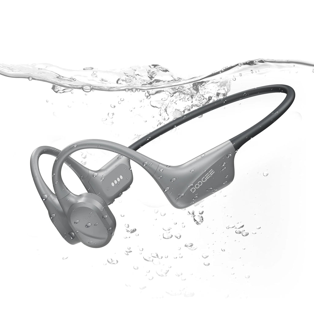 DOOGEE BoneBeat Swim Bone Conduction Headphones IP68 Waterproof Swimming Open Earphones Bluetooth 5.4 Wireless Headphone 7H Life