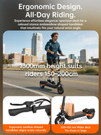 NFC Fynzo S11 Fold E-Scooter 1100W 15.6Ah 45km/h Max Speed Dual Suspension 10" Tubeless Tires 60km Range Front Suspension Fork