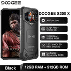 Globe Version DOOGEE S200 X 5G Rugged Phone 6.72" Dimensity 7050 1.32" AMOLED Rear Display 12GB 512GB 10100mAh Battery Phone