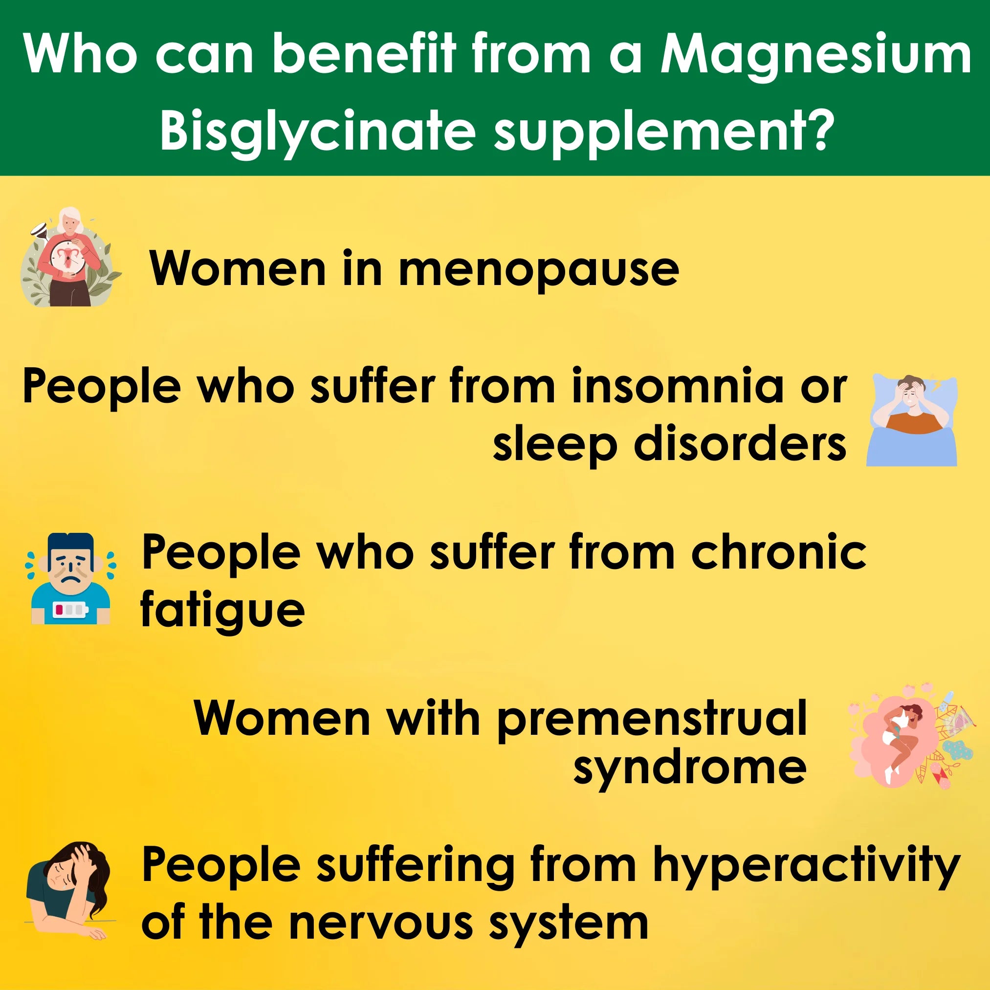 Magnesium Bisglycinate Capsules with Vitamin B6, Vitamin B1, Vitamin B5-Magnesium Pure Bisglycinate for Mental Tiredness-Magnesium Bisglycinate 250mg-Magnesium Bisglycinate