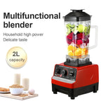 2-in-1 durable blender, fixed blender 2000w mini milkshake machine vertical blender for easy storage, black color for easy clean