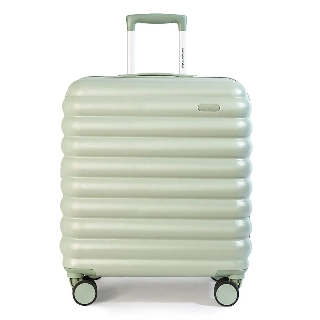 SUPER SOLU suitcase (18-inch hand luggage/22-inch checked luggage, selectable separately), PC+ABS lightweight trolley with antibacterial nanosilver handle, TSA lock, organizer interior hand fan – shipped from Germany