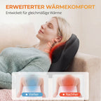 Massager with Heating, 3D Shiatsu Massager for Relaxation, Heated Massage With Shiatsu Kneading Massage, Best Gift for Men Women