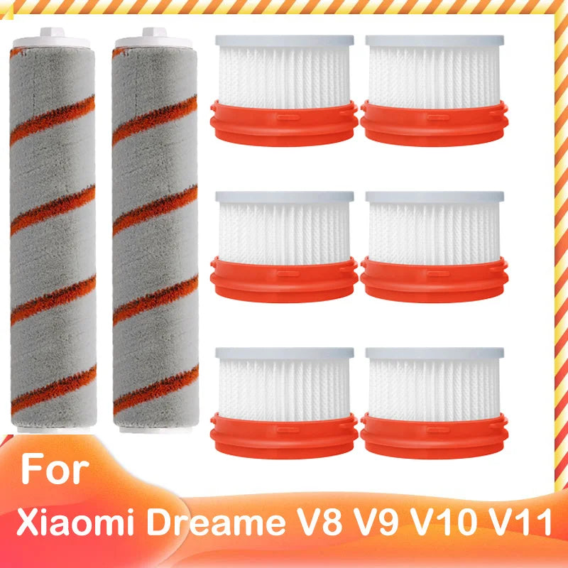 Compatible for Xiaomi Dreame V9  V10 V11 V8 V9B V9P XR Accessories Main Brush HEPA Filter Wireless Handheld Parts
