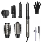 6-in-1 Multi-Hair Styler, Hot Air Brush, 110000 RPM Quick Dry & Styler With Negative Ion, Hair Dryer With 3 Temperature,