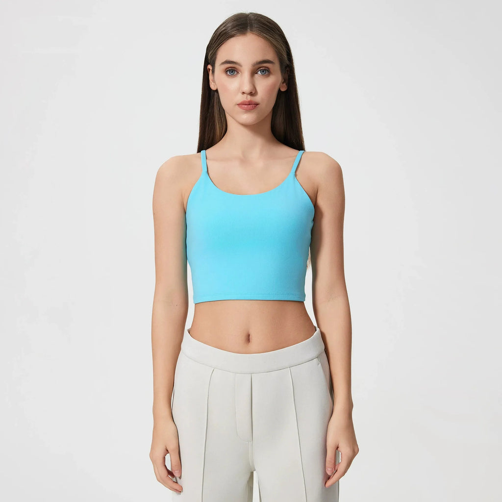 Women's Longline Sports Bra Wirefree Padded