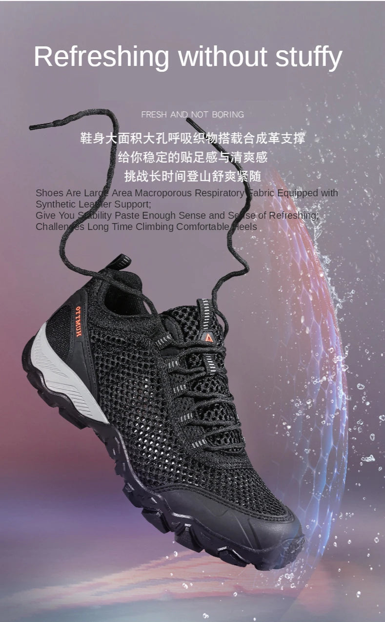 HUMTTO Men Hiking Shoes Breathable Outdoor Sports Climbing Shoes hunting shoes women Trekking Sneakers ankle boots tennis shoes