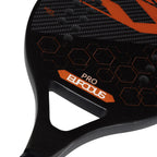 Full Carbon 3K Fiber Beach Tennis Racket Rough Surface Professional Racquet for Men and Women with Protective Bag Cover