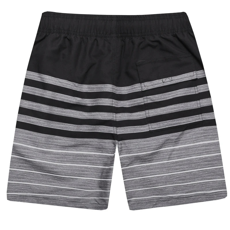 DATIFER Summer Men Beach Print Shorts Surfing Swimwear Fitness Workout Trunks Male Sportswear With Pockets Pants