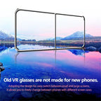Virtual Reality VR Glasses IMAX Huge Screen HD 3D Glasses Google Cardboard Box VR Headset Helmet for 5-7" Phone,Support Gamepad