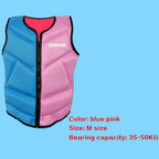 Neoprene life jacket the fishing vest water jacket sport adult children life vest clothes swim skating ski rescue boats drifting