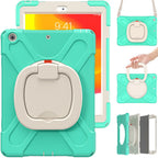 For IPad 7th 8th 9th 10.2 10th Gen Air 2 3 4 5 10.9 Mini 6 9.7 Pro 11 12.9 2022 Case Rotation Handle Stand Kids Shockproof Cover (Copy)