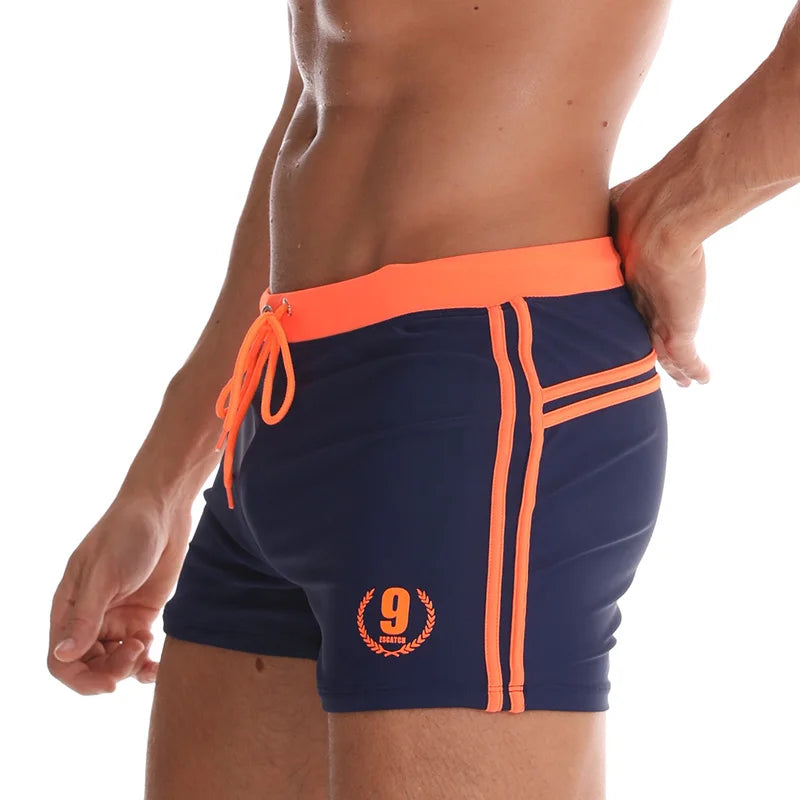 ESCATCH Mens Swimwear Maillot De Bain Boy Swim Suits Boxer Shorts Swim Trunks Men Swimsuit Surf Banadores Main image