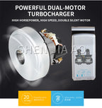 High Speed Hand Dryer Fully Automatic Induction Hand Dryer Hotel Hand Blowing Dual Motor Jet Quick Hand Dryer 2000W