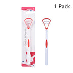 Y-Kelin Sales Silicone Tongue Scraper Brush Cleaning  Food Grade Single Oral Care To Keep Fresh Breath 3Color Pack No.1
