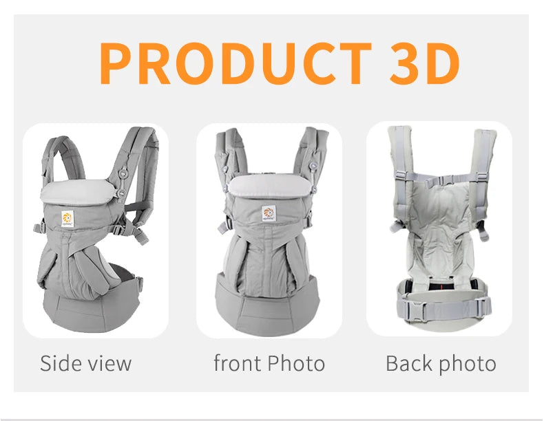 Egobaby Baby Carrier Ergonomic Kangaroo Infant Kid Sling Back Front Facing Backpack Wrap Baby Bag 0-36 Months