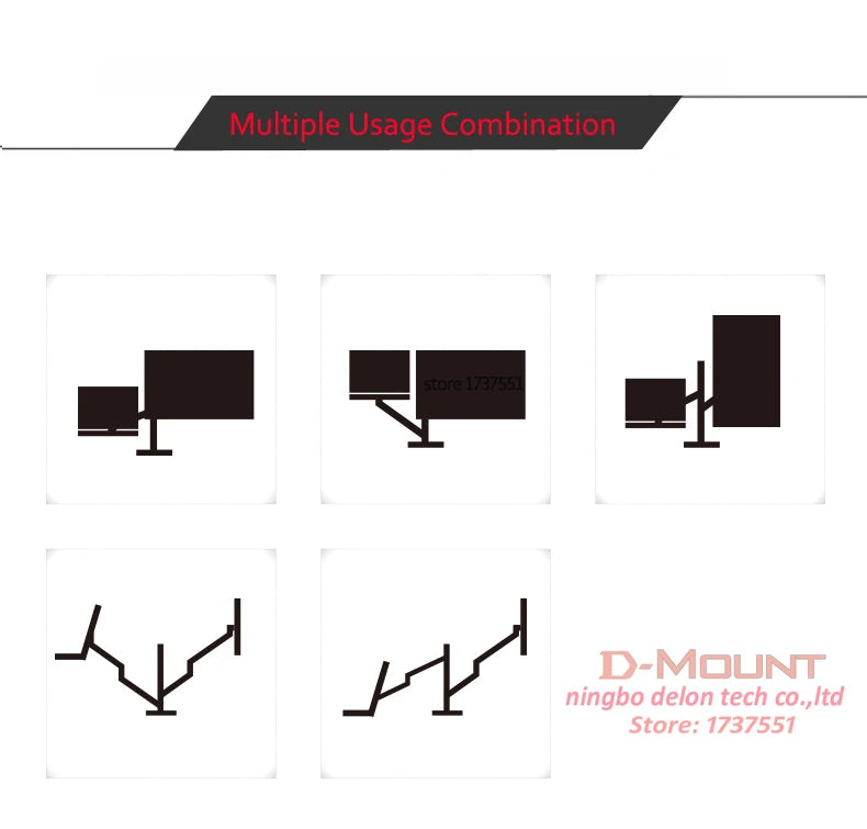 OL-3L aluminum silver Ergonomics 10"-17" desk laptop stand 32" monitor desktop bracket computer mount full motion column bar