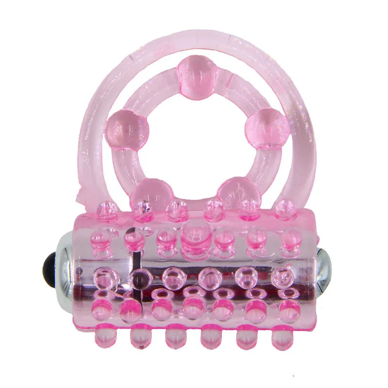Dingye Dual Pleasure Clit Flicker Vibrating  Penis Ring Sex Products for Men Cock Ring