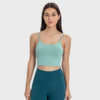 Women's Longline Sports Bra Wirefree Padded