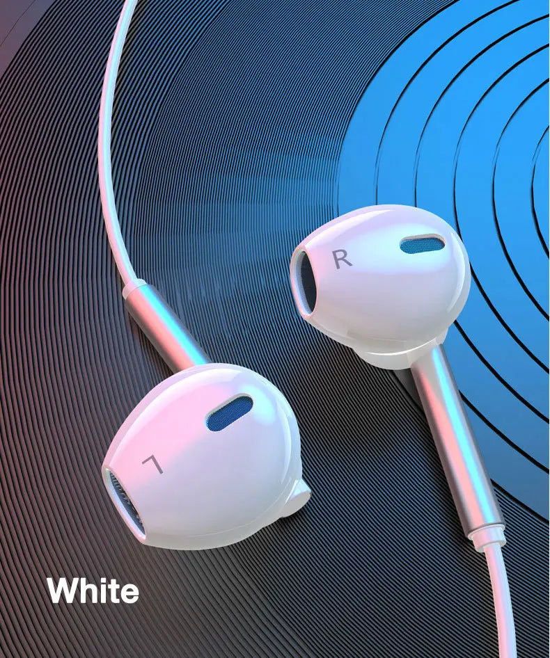 EARDECO 8 Cores Wired Headphones Earphones Bass In-ear Headphone with Mic Earphone Earbuds Mobile Phone Headset Dynamic Stereo