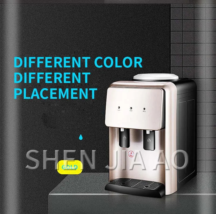 Water dispenser Ice hot desktop refrigeration hot water dispenser Dormitory mini small energy-saving ice warm water