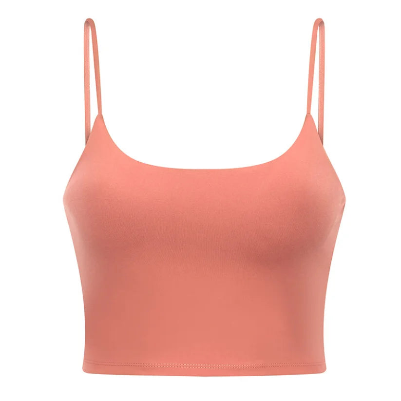 Women's Longline Sports Bra Wirefree Padded