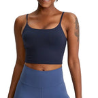 Women's Longline Sports Bra Wirefree Padded