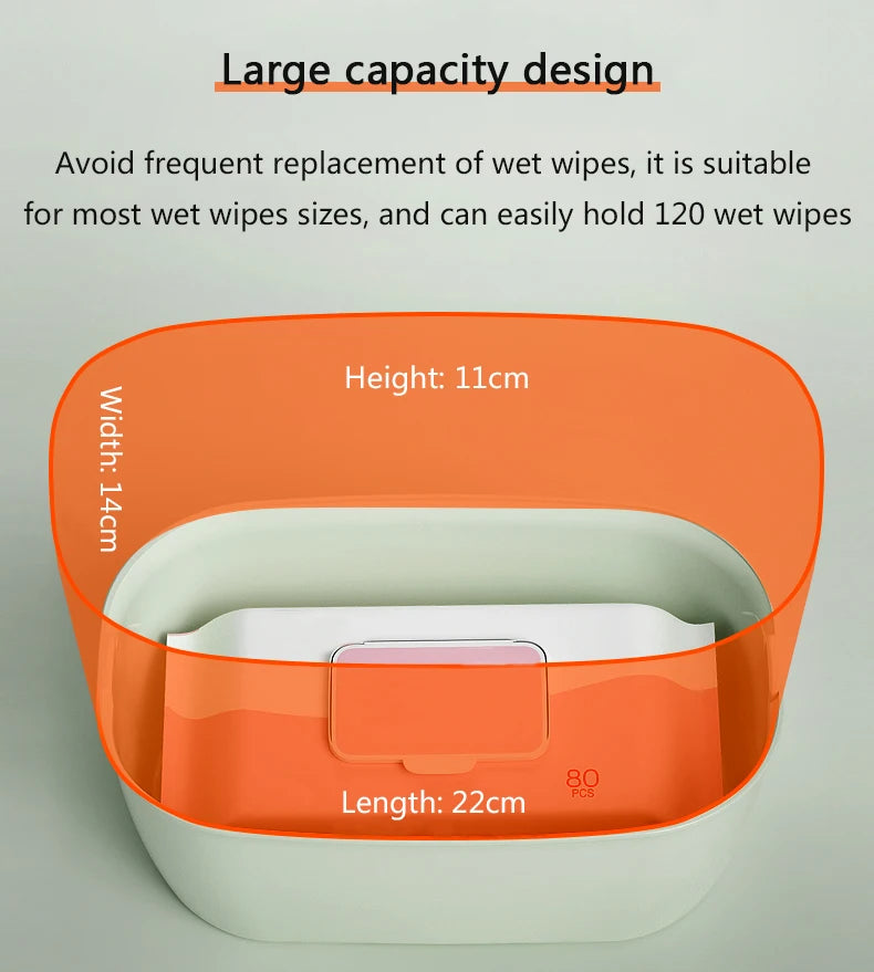 DMWD Household Wet Wipes Heaters Electric Baby Wet Tissue Warmer Portable Heating box Wet Towel Dispenser Thermostat 45-55℃ 220