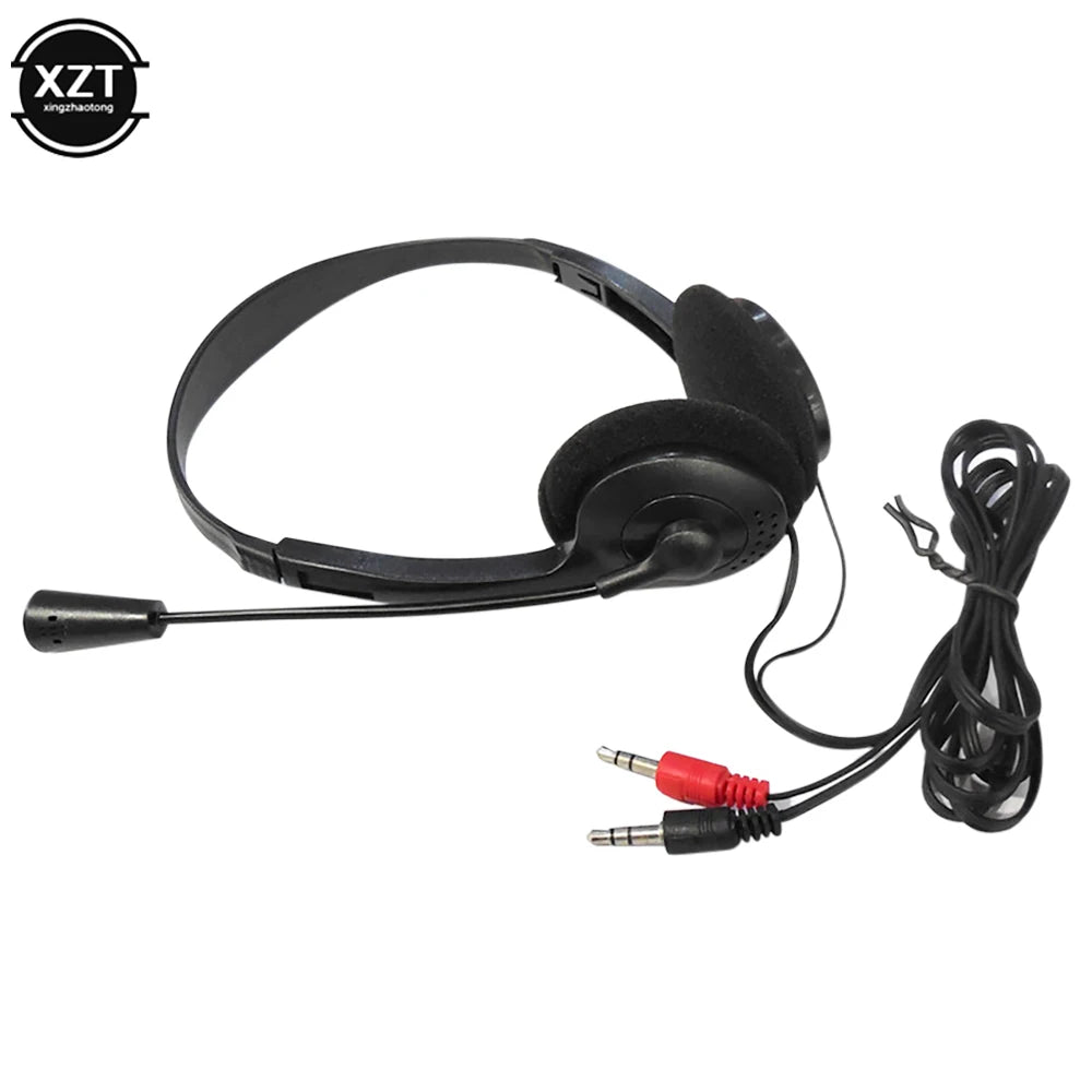 3.5mm Wired Stereo Headset Noise Cancelling Earphone With Microphone Gaming Headphone for Computer Laptop Desktop Secondary image