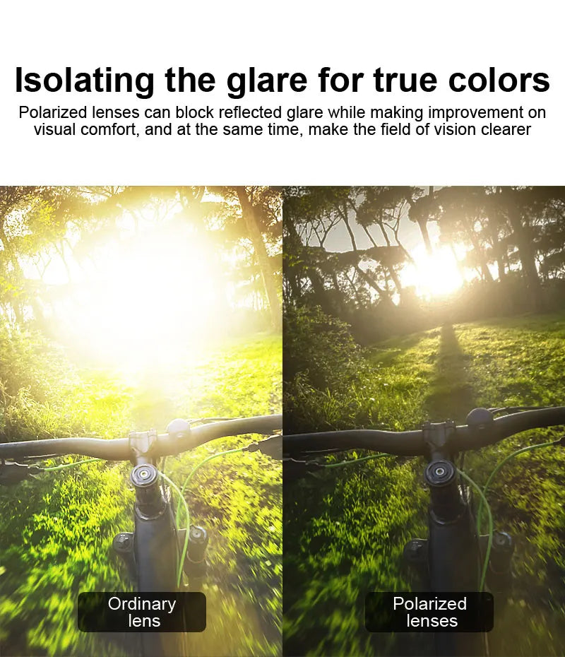 X-TIGER Cycling Glasses UV400 Photochromic Cycling Sunglasses Sports Polarized Men's Sunglasses MTB Racing Bike Glasses Eyewear