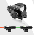 4-12x50 Scope Illuminated Rangefinder Reticle Rifle Holographic 4 Reticle Sight 20mm Red Grenn Laser For Hunting