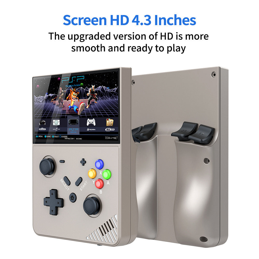 R43 M18 Pro Retro Handheld Video Game Console HD 4.3-inch LED Screen Original 3D Home 4K Large PSP PS1 Built in 25 Simulators