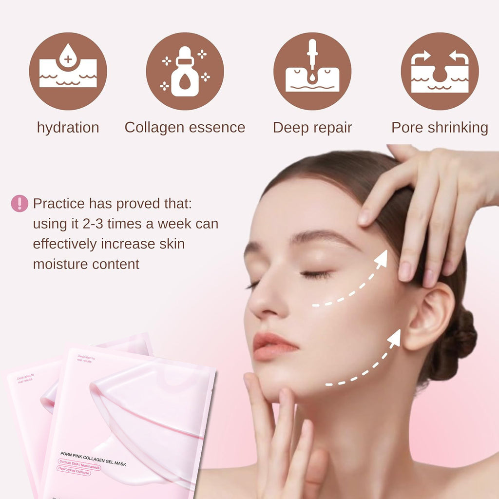 Overnight Collagen Mask Deep Anti Wrinkle Salmon DNA PDRN Glass Glow Skin Face Mask Lift Firm Improve Elasticity korean Skincare