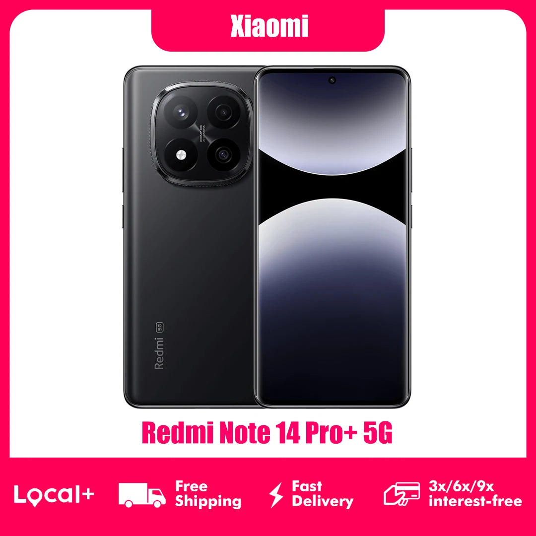 Xiaomi Redmi Note 14 Pro Plus 5G NFC smartphone Snapdragon®7s Gen 3 screen AMOLED 1,5K of inches 120Hz camera 200 MP Battery Main image