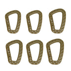 Tactical Carabiner Carabina Karabiner Clip Plastic Cadet Hiking Camping