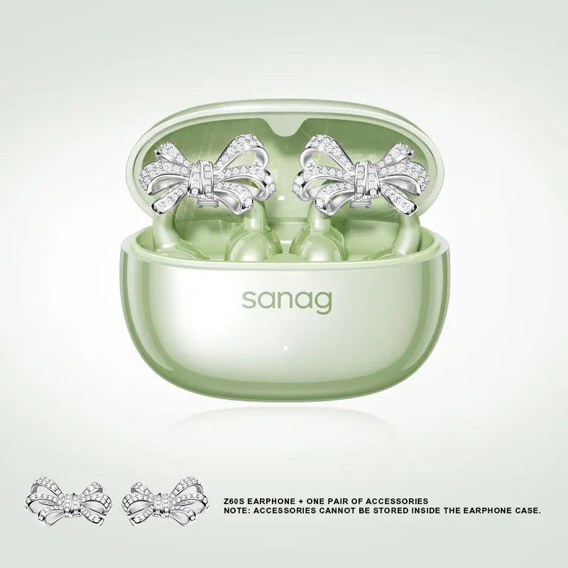 Sanag Z60S Ear Clip on OWS Earphones HiFi Sound Open Ear Earbud Audífonos Bluetooth Wireless Headphones Flash-sale Headsed