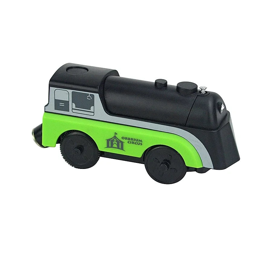 Locomotive Magnetic Car Electric Train Toys Fit All Brand Biro Wooden Diecast Slot Train Track Railway Educational Toys For Kids