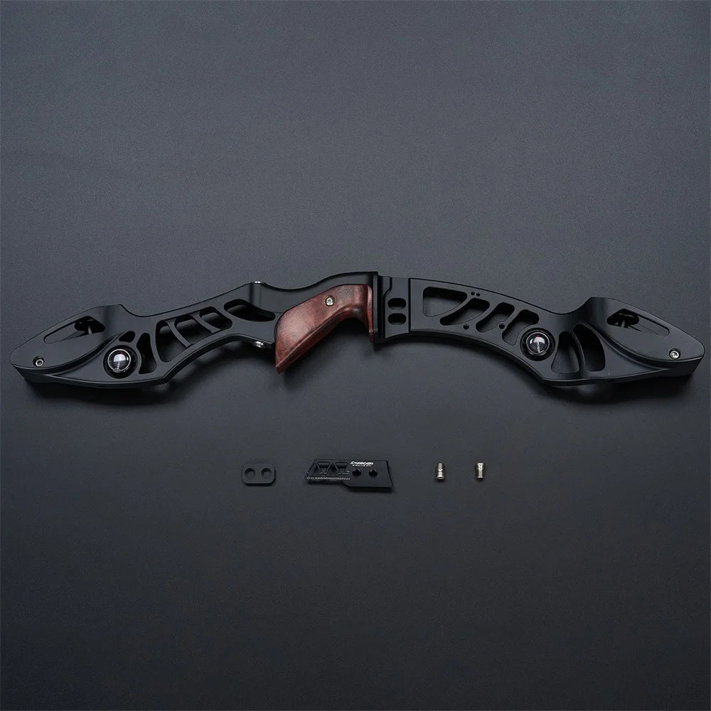 TOPARCHERY 25inch High-end ILF Bow Riser Aluminum CNC Material Right Hand for Professional Archer Competitive Sports Accessories
