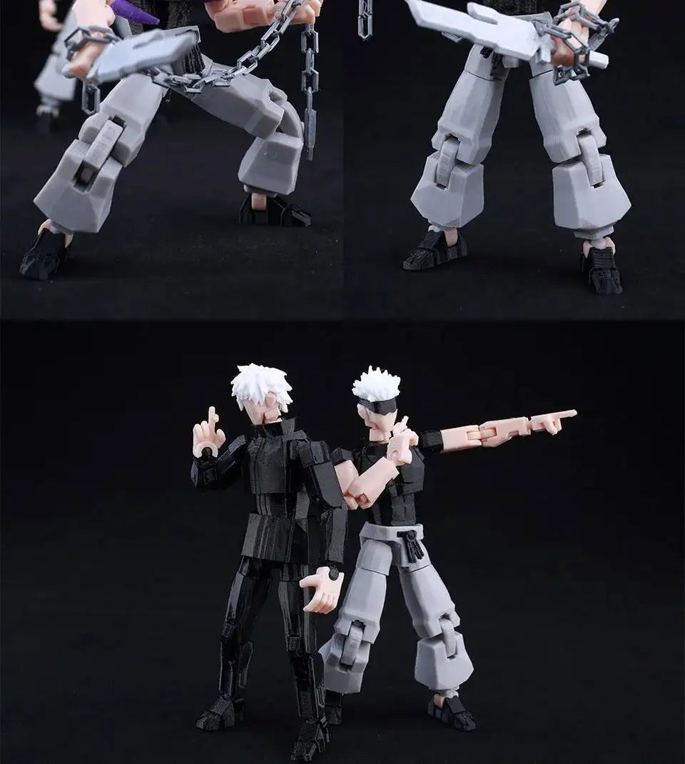 9L3D Lucky13 Gojo Sukuna Jujutsu Fushiguro Toji Gojo Satoru Action Figure Dummy13 T13 Multi-Jointed Collectible Toys Titan13