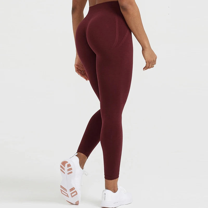 Amplify Effortless Leggings For Women Push Up Booty Legging Scrunch Butt Stretch Workout Gym Tights Fitness Seamless Yoga Pants