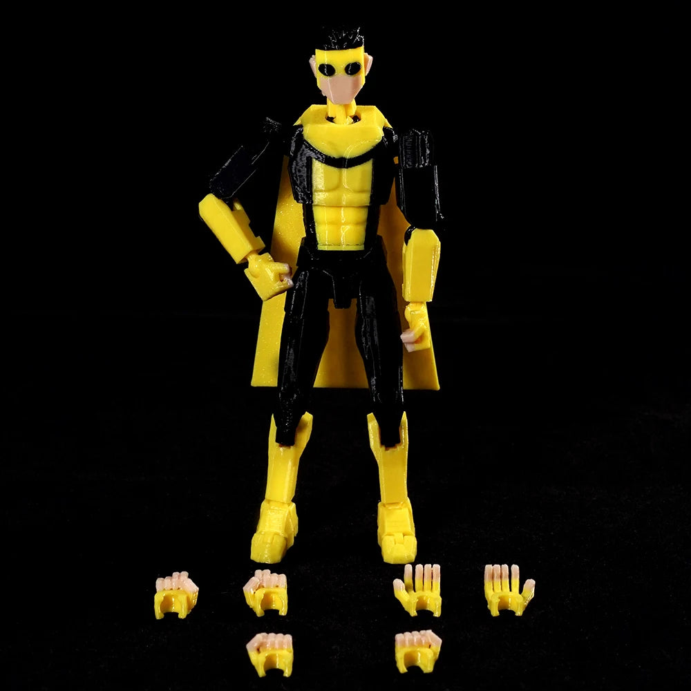3D Printed Invincible Toys Action Figures Anime Model Lucky Dummy 13 Superheroes Mark Thragg Multi-Jointed Toy Ornaments Gifts
