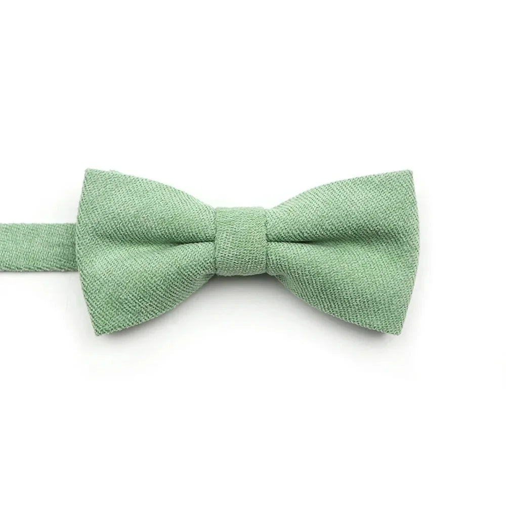 NEW Macarons Suede Bow Tie Adult Child Solid Color Men Bow Tie Super Soft Suede Classic Shirts Bowtie Bowknot