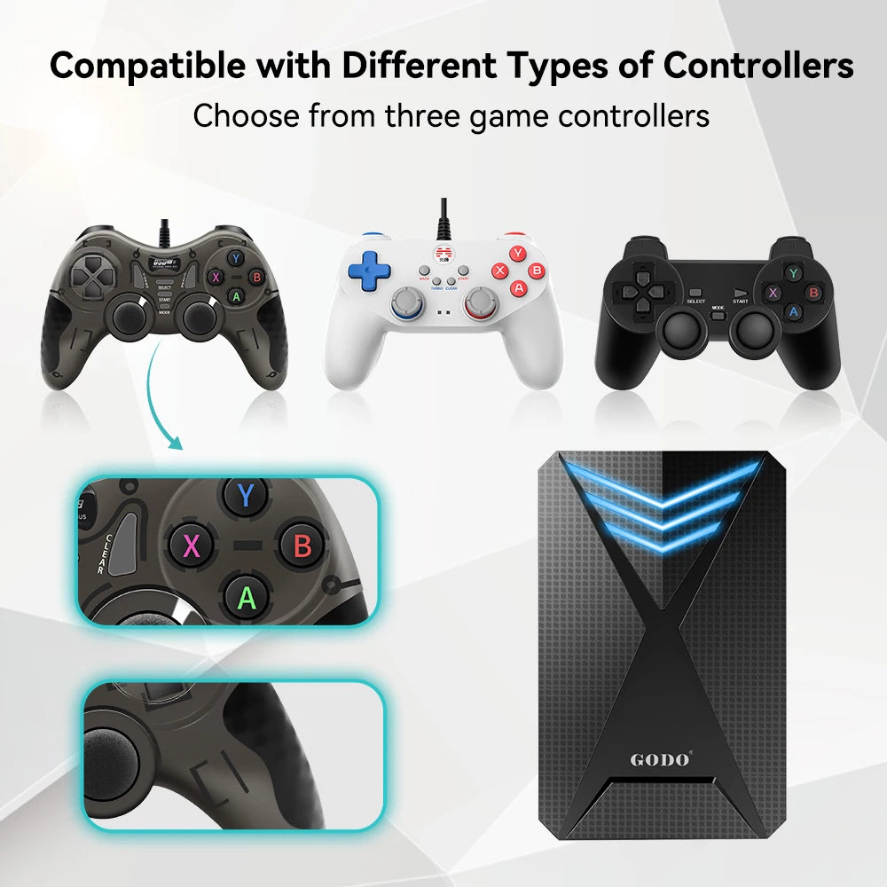 Launchbox 2T Game Hard Drive Disk for PS4/PS3/PS2/Wii/WiiU/GAMECUBE etc with 4200+ 3D/PC Games Portable Game Console For Laptop