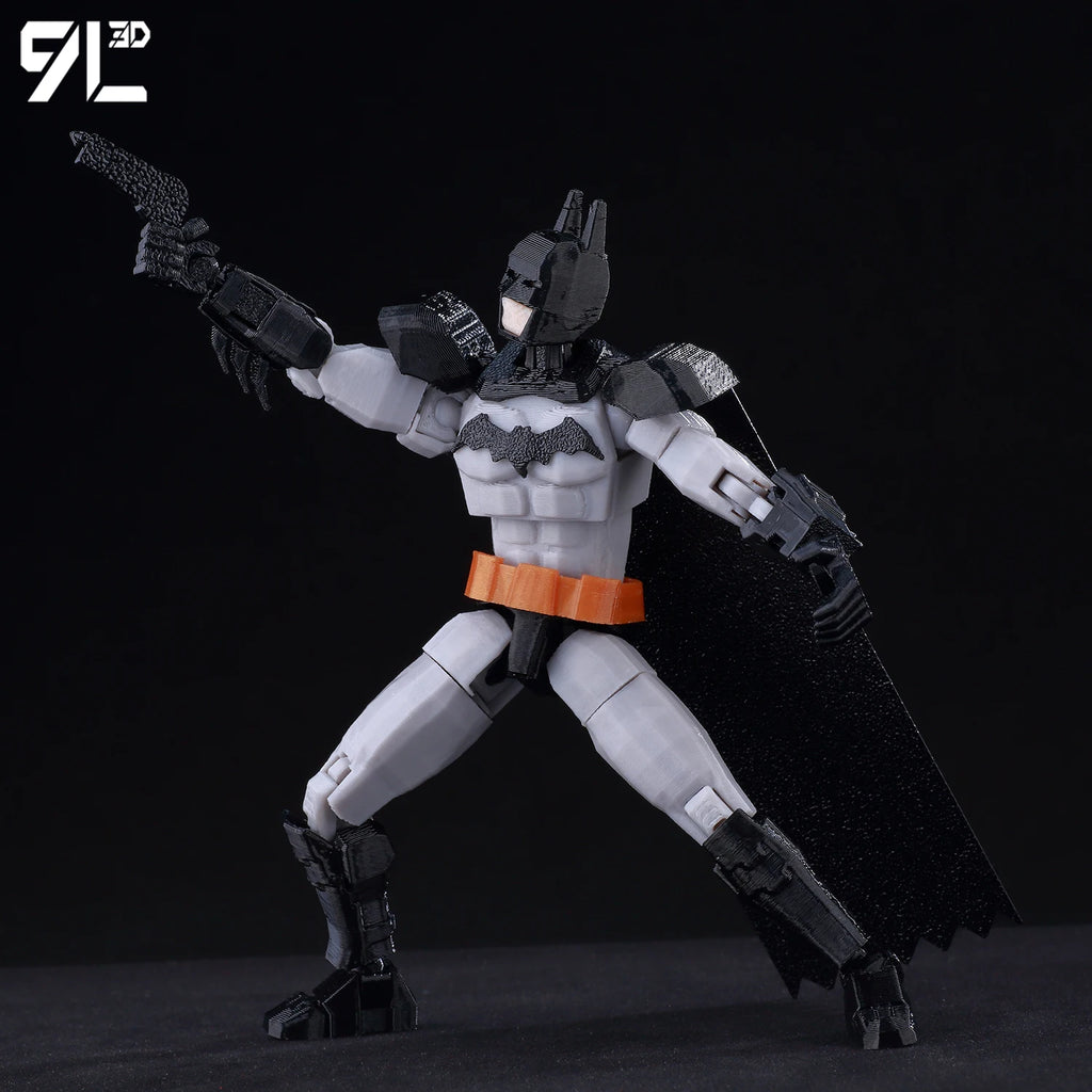 9L3D Printed Deadpool Wolverine Batman Spider-Man Venom Action Figures Dummy13 Lucky13 T13  Anime Model Toys Collectors Gifts