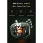 Electric Shiatsu Neck Shoulder Back Massager Finger Pressure Deep Kneading Muscle Relaxation for Stress Relief