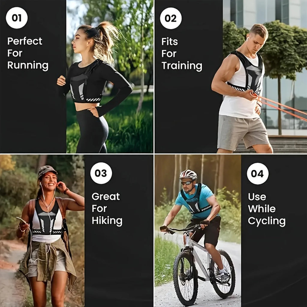 Ultra Light Running Vest with Phone Pocket Water Bottle Holder Breathable Hydration Pack for Outdoor Cycling Hiking Trail
