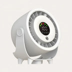 New Misting Fan Humidifying Rapid Cooling Hanging Hole Low Noise Digital Display Button Controlled Speed Fine Absorbable