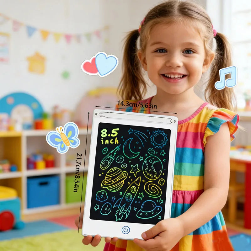 8.5/10/12inch LCD writing board drawing tablet Doodle Blackboard kids counting learning toys  birthday gift travel activity game